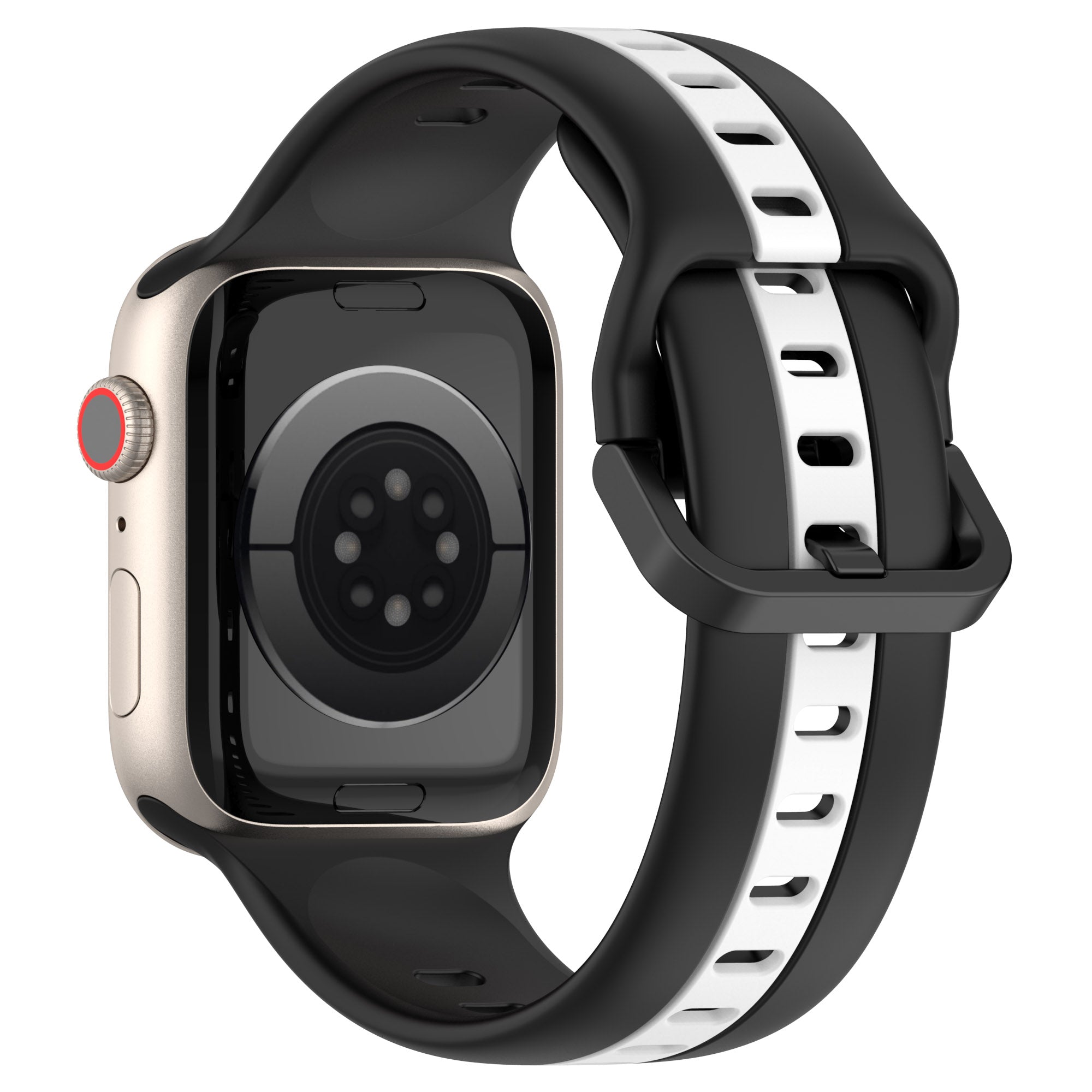 For Apple Watch Ultra Ultra 2 49mm Series 9 8 7 45mm 6 5 4 SE SE (2022) (2023) 44mm 3 2 1 42mm Silicone Strap Dual Color Watchband For Apple Watch Ultra Ultra 2 49mm Series 9 8 7 45mm 6 5 4 SE SE (2022) (2023) 44mm 3 2 1 42mm Silicone Strap Dual Color Watchband